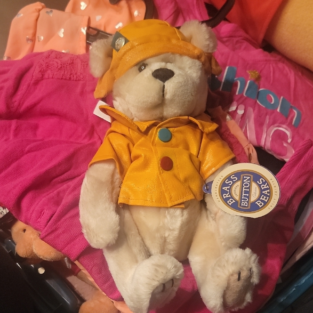 Plush Toy - Yellow and Cream